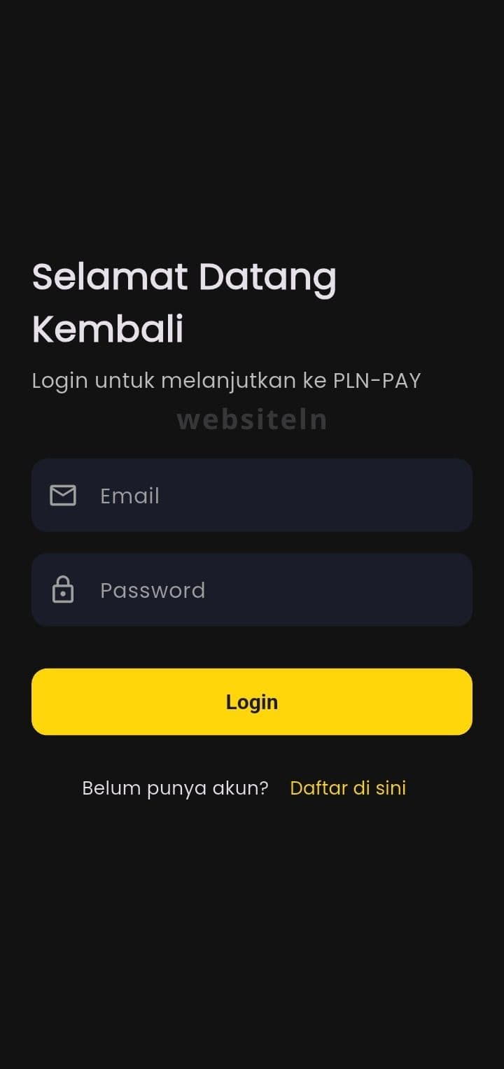 PLN Pay Mobile Application